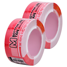 M地板劃線膠帶 紅色, 2個