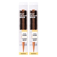 LOUIS BON 豬鬃毛滾梳, 混合色, 2個