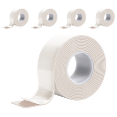 Skora 超強力泡棉雙面膠帶 戶外用 白色 2.5cm x 2m, 5個