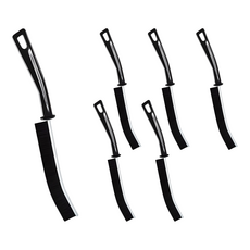 Ollic 超薄縫隙刷, 6個, 黑色 + 銀色