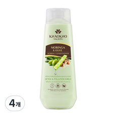 카오코 더블 인그레디언트 헤어컨디셔너 모링가&올리브, 4개, 330ml