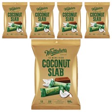Whittaker's 迷你椰子牛奶巧克力, 180g, 5袋