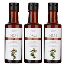 앤오일 국내산 저온압착 들기름, 180ml, 3개