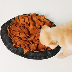 PETRONG Dog Nosework Flower Snuffle Mat PTR529, 棕色的, 1個