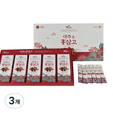 生鮮大棗 大棗與紅蔘膏條裝, 3個, 390g