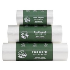 SINCERELY Frog 捲筒型食物保鮮袋綜合套組, S + M + L, 600入, 1組