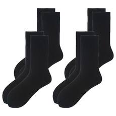 Doobalro 女性簡約素色長筒襪 4雙