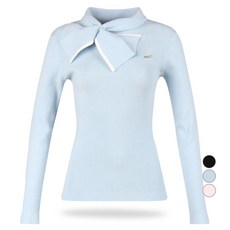 luxgolf 女款 430 Golf 蝴蝶結羅紋長袖針織衫 LB4A634W