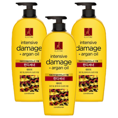 엘라스틴 모로칸 아르간오일 집중영양 데미지 컨디셔너, 3개, 680ml
