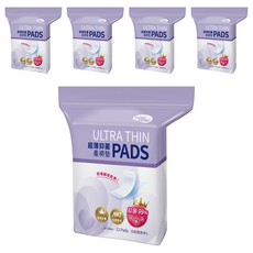 nac nac 超薄抑菌產褥墊, 13 x 38cm, 12片, 5包