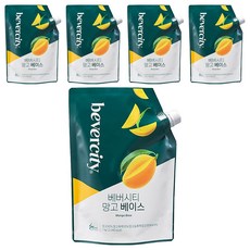 bevercity 芒果基底, 1kg, 5個