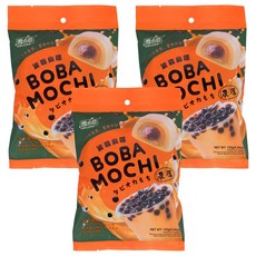 유키앤러브 산수공 보바 모찌 타이밀크티향, 120g, 3개