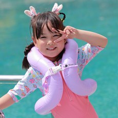 River Fox 兒童款River Toy背心水上玩具浮圈 25kg, 1個, 紫色