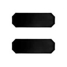 ade.l 八角矽膠托盤, 黑色, 2個