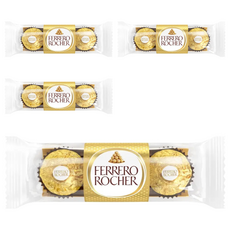 FERRERO ROCHER 金莎 巧克力 3顆, 37.5g, 4條