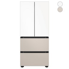 [색상선택형] 삼성전자 비스포크 490L 스탠드형 4도어 김치냉장고 AI 김치플러스 방문설치, RQ49DB9401AP