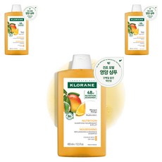 클로란 망고버터 건성 모발 샴푸, 400ml, 3개