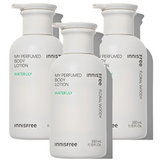 INNISFREE 我的香氛身體乳 睡蓮款, 330ml, 3瓶