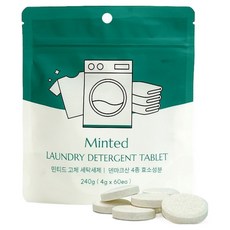 Minted 固體酵素洗衣膠囊洗劑, 1個, 60入