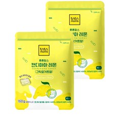 튼튼맘스 캔디마마 레몬 그릭요거트향 40p, 160g, 2개