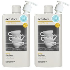 Ecostore 宜可誠 奶瓶餐具清潔液 檸檬香, 500ml, 2罐