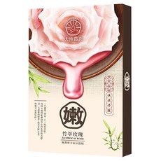MY SCHEMING 我的心機 大地農潤 極潤鮮萃竹萃玫瑰補水面膜, 5片, 1盒