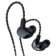 RAZER 雷蛇 Moray 入耳式耳機 舒適輕巧 清晰音質 適用於手機、平板、電腦, Black