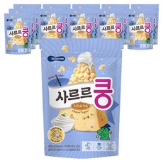 베베쿡 사르르쿵 과자, 치즈요거트맛, 23g, 12개