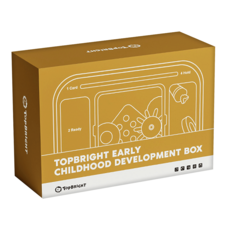 TOPBRIGHT 特寶兒 寶寶成長學習寶盒 感官觸覺認知 8個月以上, 布書, 1個