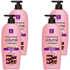 엘라스틴 콜라겐 & 아미노산 17종 볼륨 컨디셔너, 680ml, 4개