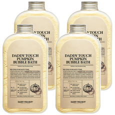 DADDY TOUCH 南瓜泡泡入浴劑 含積雪草萃取物, 400g, 4瓶