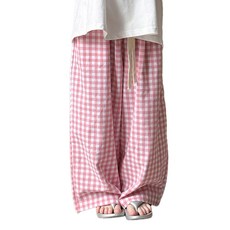 베이비맥스 아동용 파스텔 체크 밴딩 팬츠