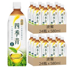 波蜜 初茗 四季青茶, 580ml, 48瓶