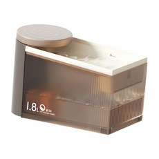 VOOCOO 蔚刻 無線滅菌寵物智能飲水機, UVC抑菌, 97%大腸桿菌滅菌, 斷電續航48小時, 1.8L容量, 混合色, 1台