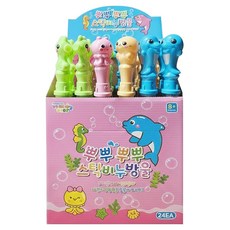 Happyi I 噗噗噗噗棒狀泡泡棒 4款 x 6入組, 1套, 多色