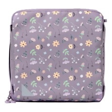 pugo 噗果 好好扣系列 插畫師圖案前蓋 L 中高年級, 31 x 26.5cm, 小紫花