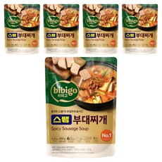 비비고 스팸 부대찌개, 460g, 5개