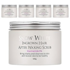 Beauty Recipe Snow White Ingrown Hair毛囊角質調理磨砂膏, 500g, 5個