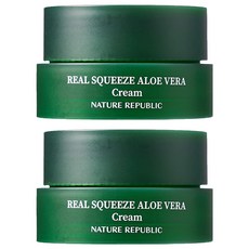 네이처리퍼블릭 리얼 스퀴즈 알로에베라 크림, 55ml, 2개