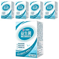 舒暢益生菌, 30包, 1.5g, 5盒