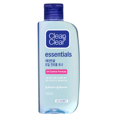 클린앤클리어 에센셜 오일컨트롤 토너, 100ml, 1개