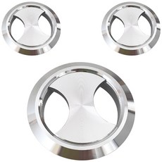 鋁製電線孔蓋, 銀色, 3入