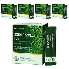 Nutri D-DAY 益生元果寡糖乳酸菌粉隨身包 30條入, 5個, 129g