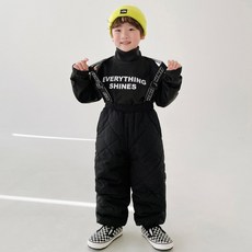 BerryCloset 兒童吊帶冬季雪褲