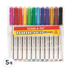 DONG-A 鉛筆油性筆組, 12色, 5個