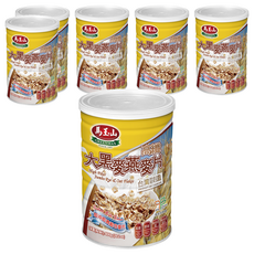 馬玉山 高纖大黑麥燕麥片, 800g, 6罐