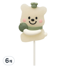 花椰菜朋友們條狀果凍, 6個, 蘋果口味, 32g