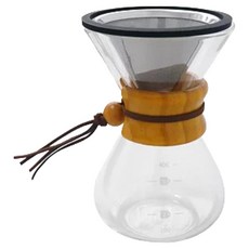 Pearl Horse 寶馬 巴菲特手沖咖啡壺 雙層 TA-G-11-400 400ml, 1個, 雙網