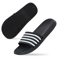 PROWORLDCUP 男性斜紋拖鞋, 260, 黑色