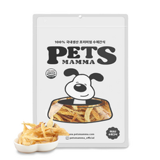 펫츠맘마 반려동물 국내산 수제간식, 무염황태포, 180g, 1개